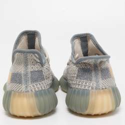Yeezy x Adidas Grey Knit Fabric Boost 350 V2 Israfil Sneakers Size 39 1/3