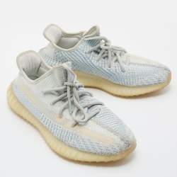 Adidas Yeezy Green Knit Fabric Boost 350 V2 Cloud (Non-Reflective) Sneakers Size 40 2/3