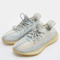 Adidas Yeezy Green Knit Fabric Boost 350 V2 Cloud (Non-Reflective) Sneakers Size 40 2/3