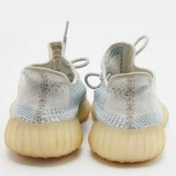 Adidas Yeezy Green Knit Fabric Boost 350 V2 Cloud (Non-Reflective) Sneakers Size 40 2/3