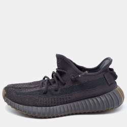 Yeezy x Adidas Black Knit Fabric Boost 350 V2 Cinder Sneakers Size