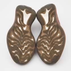 Pre Owned Yeezy x Adidas Multicolor Knit Fabric Boost 380 Azure Sneakers Size 39 1/3