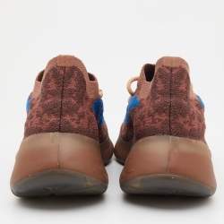 Pre Owned Yeezy x Adidas Multicolor Knit Fabric Boost 380 Azure Sneakers Size 39 1/3