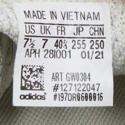 Pre Owned Yeezy x Adidas Blue Knit Fabric Boost 380  Alien Blue Sneakers Size 40 2/3