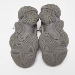 Pre Owned Yeezy x Adidas Grey Suede and Mesh Yeezy 500 Granite Sneakers Size 40