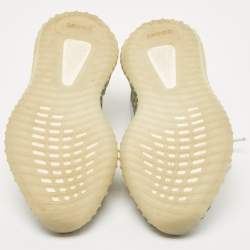 Pre Owned Yeezy x adidas Green/Blue Knit Fabric 350 V2 Blue Tint Sneakers Size 40 2/3