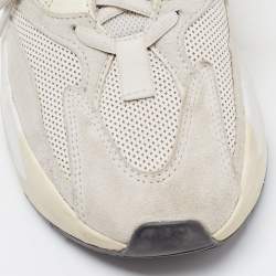 Pre Owned Yeezy x Adidas Cream Suede and Mesh Boost 700 Analog Sneakers Size 38