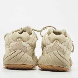 Pre Owned Yeezy x Adidas Grey Suede and Fabric yeezy-500-stone Sneakers Size 38