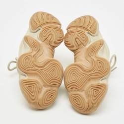 Pre Owned Yeezy x Adidas Grey Suede and Fabric yeezy-500-stone Sneakers Size 38