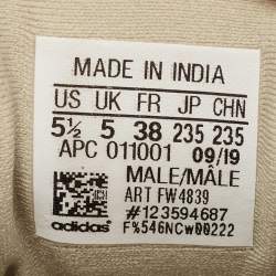 Pre Owned Yeezy x Adidas Grey Suede and Fabric yeezy-500-stone Sneakers Size 38