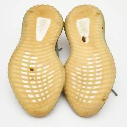 Pre Owned Yeezy x Adidas Green Fabric Boost 350 V2 Desert-Sage Sneakers Size 38