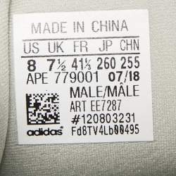 Pre Owned Yeezy x Adidas Blue Fabric and Leather Yeezy 500 Blush Sneakers Size 41 1/3