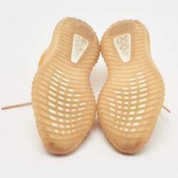 Pre Owned Yeezy x Adidas Orange Mesh Boost 350 V2 Sneakers Size 41 1/3