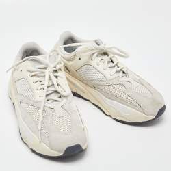 Pre Owned Yeezy x Adidas Cream Suede and Mesh Boost 700 Analog Sneakers Size 40 2/3