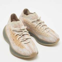 Pre Owned Yeezy x Adidas Multicolor Fabric Boost 380 -Pepper Sneakers Size 38 1/3