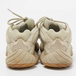 Yeezy x Adidas Green Suede and Neoprene Yeezy 500 Stone Sneakers Size 37 1/3