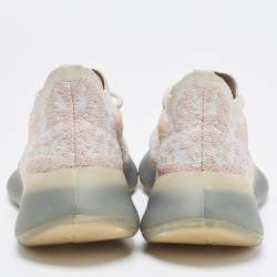 Pre Owned Yeezy x adidas Pepper Knit Fabric Boost 380 Mist Reflective Low Top Sneakers Size 38 ⅔