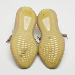 Pre Owned Yeezy x Adidas Grey Knit Fabric Boost 350 V2 True Form Sneakers Size 38 2/3