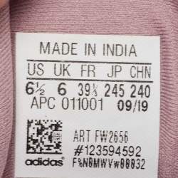 Pre Owned Adidas x Yeezy Purple Mesh and Suede Boost Yeezy 500 Soft vision Sneakers Size 39.5