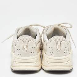 Pre Owned حذاء رياضي ييزي x أديداس بوست 700 أنالوغ شبكة وسويدي كريمي مقاس 38