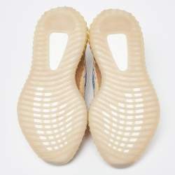 Pre Owned Yeezy x Adidas Multicolor Knit Fabric Boost 350 V2 Mx-Oat Sneakers Size 37 1/3