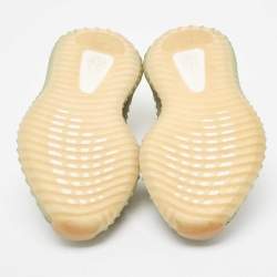 Pre Owned Yeezy x Adidas Grey Knit Fabric Boost 350 V2 Sneakers Size 37 1/3