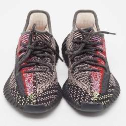 Pre Owned Yeezy x Adidas Multicolor Knit Fabric Boost 350 V2 Yecheil (Non-Reflective) Sneakers Size 38