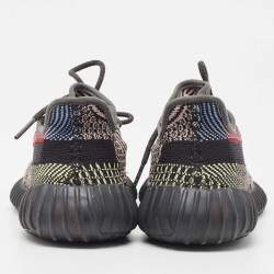 Pre Owned Yeezy x Adidas Multicolor Knit Fabric Boost 350 V2 Yecheil (Non-Reflective) Sneakers Size 38