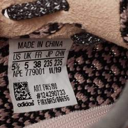 Pre Owned Yeezy x Adidas Multicolor Knit Fabric Boost 350 V2 Yecheil (Non-Reflective) Sneakers Size 38