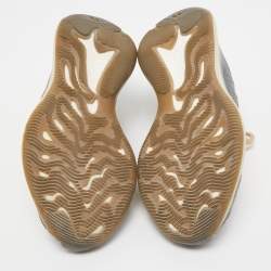 Pre Owned Yeezy x Adidas Grey/Beige Knit Fabric Boost 380 Mist Sneakers Size 38