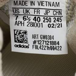 Pre Owned Yeezy x Adidas Blue Knit Fabric Boost 380 Alien Blue Sneakers Size 40