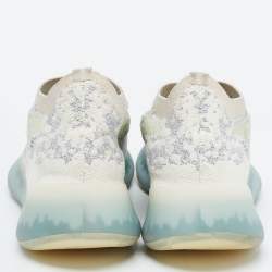 Pre Owned Yeezy x Adidas Blue Knit Fabric Boost 380 Alien Blue Sneakers Size 40