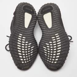 Yeezy x Adidas Black Knit Fabric Boost 350 V2 Black (Non Reflective) Sneakers Size 38