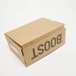 Pre Owned Yeezy x Adidas Black Knit Fabric Boost 350 V2 Black Sneakers Size 37 1/3