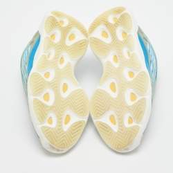 Pre Owned Yeezy x Adidas Blue Mesh and Rubber Boost 700 V3 Arzareth Sneakers Size 38