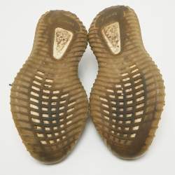 Pre Owned Yeezy x Adidas Grey Knit Fabric Boost 350 V2 Beluga Sneakers Size 40