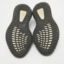 Pre Owned Yeezy x Adidas Black Mesh Boost 350 V2 cinder Sneakers Size 38 1/3