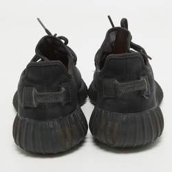 Pre Owned Yeezy x Adidas Black Mesh Boost 350 V2 cinder Sneakers Size 38 1/3