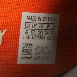 Pre Owned Yeezy x Adidas Black Mesh Boost 350 V2 cinder Sneakers Size 38 1/3