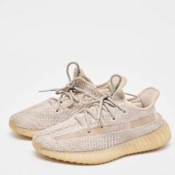 Yeezy x Adidas Two Tone Knit Fabric Boost 350 V2 Synth Sneakers Size 38 2/3