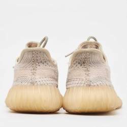 Yeezy x Adidas Two Tone Knit Fabric Boost 350 V2 Synth Sneakers Size 38 2/3