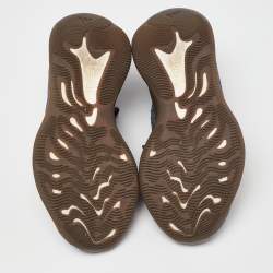 Pre Owned Yeezy x Adidas Blue Knit Fabric Boost 380 Covellite Sneakers Size 39.5