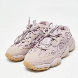 Yeezy x Adidas Purple Suede and Fabric Yeezy 500 Sneakers Size 38