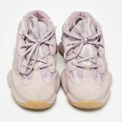 Yeezy x Adidas Purple Suede and Fabric Yeezy 500 Sneakers Size 38