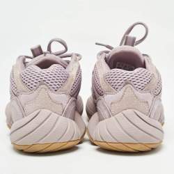 Yeezy x Adidas Purple Suede and Fabric Yeezy 500 Sneakers Size 38