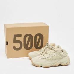 Pre Owned Yeezy x Adidas Grey  Suede and Nylon Yeezy 500  Sneakers Size 38 2/3