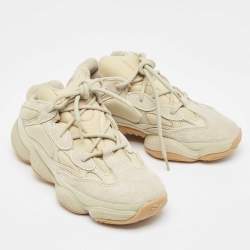 Pre Owned Yeezy x Adidas Grey  Suede and Nylon Yeezy 500  Sneakers Size 38 2/3