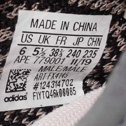 Pre Owned Yeezy x Adidas Multicolor Knit Fabric Boost 350 V2 Yecheil (Non-Reflective) Sneakers Size 38.5