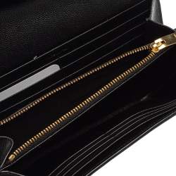 Pre Owned Saint Laurent Black Leather Kate Clutch