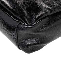 مملوكة مسبقًا Yves Saint Laurent Black Leather Zip Hobo